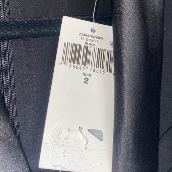 Crepe Long-Sleeve Gown Lauren - Picture 3 of 11